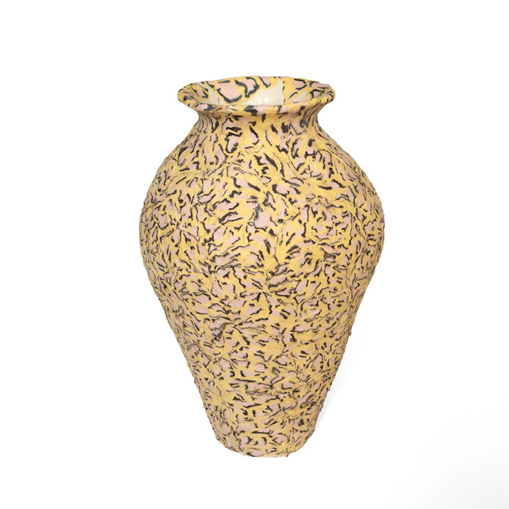 Pink and Yellow Vase